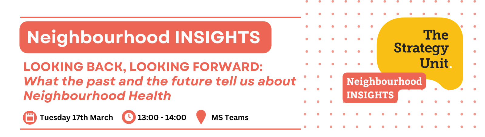 A banner with the details of the NH insight event 