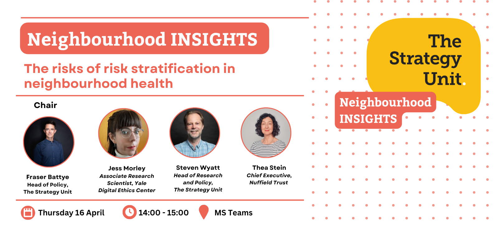 Neighbourhood event 2 - April 2026 