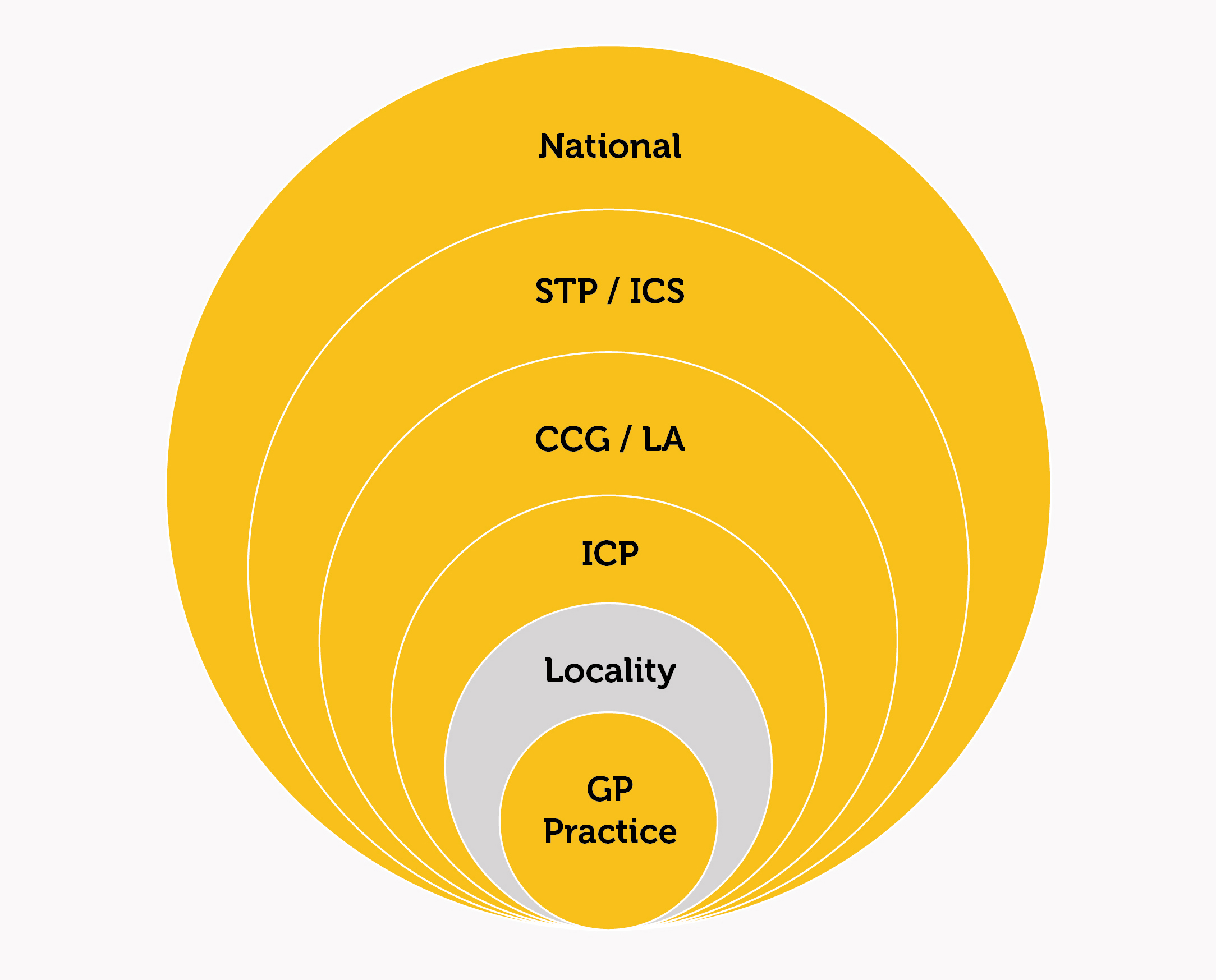 NHS place-based diagram