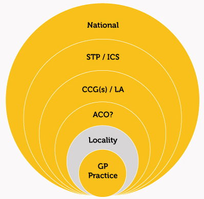 NHS place-based diagram