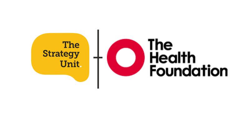 Strategy Unit and The Health Foundation logos