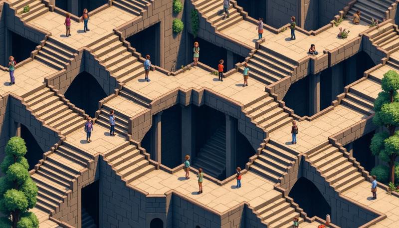 Impossible Stairway Maze