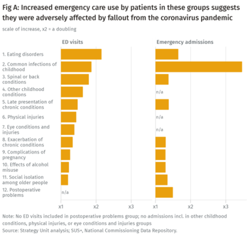 Population health implications of the Covid-19 pandemic graph